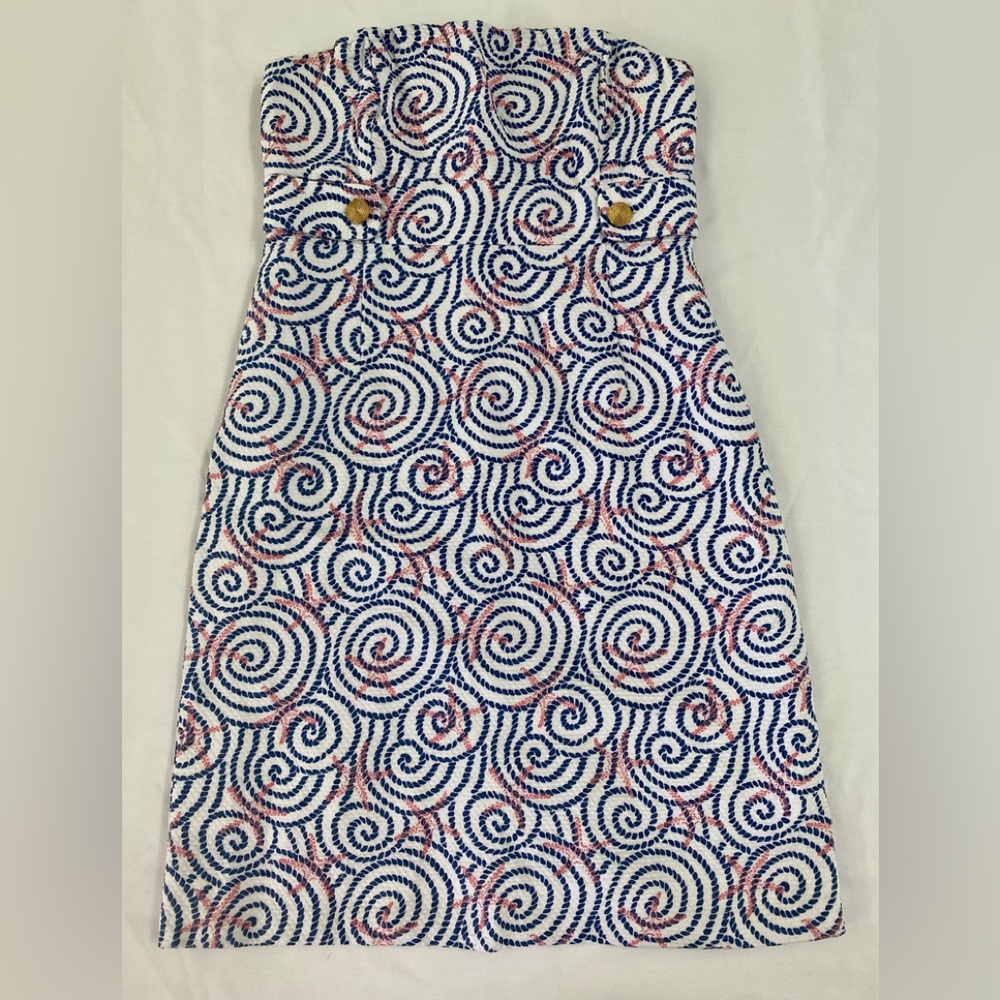 Strapless Dress Size 2 Vineyard Vines Classic Preppy Nautical High Class